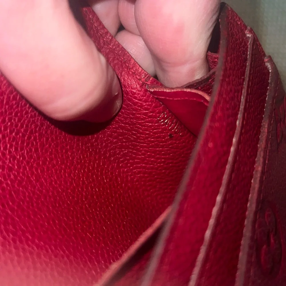 Authentic Louis Vuitton Empriente Sarah wallet raspberry color CA1183